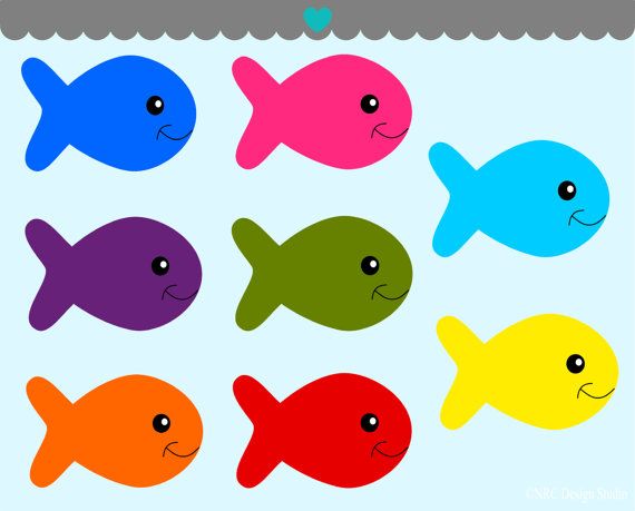 Goldfish clipart colourful fish, Goldfish colourful fish.