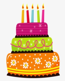 Birthday Cake Cliparts Png Transparent Background, Png.