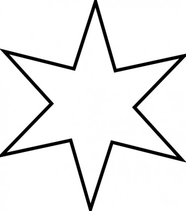 Star clip art outline free clipart images 7.