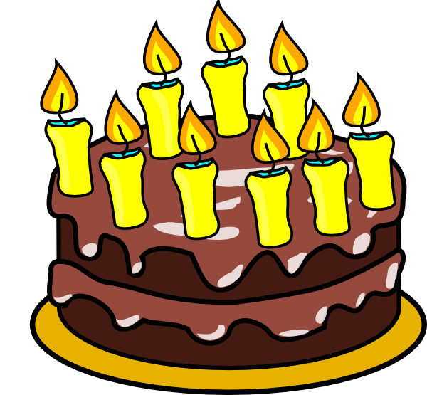 Birthday Cake Clip Art.