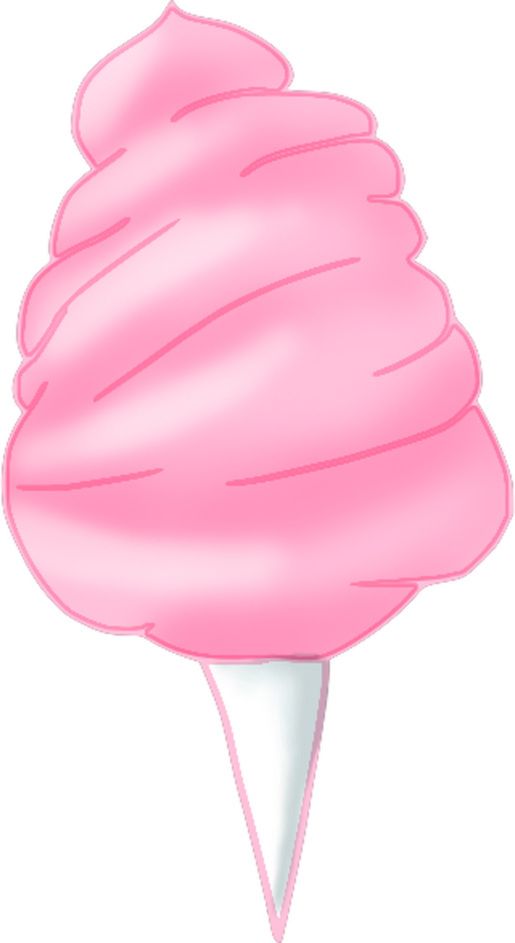 Pink Cotton Candy Clipart.