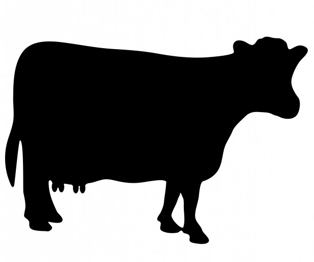 Free Cow Tag Silhouette, Download Free Clip Art, Free Clip.