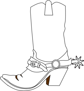 A cowboy christmas boot cowboy boots clip art and cowboys image 2.