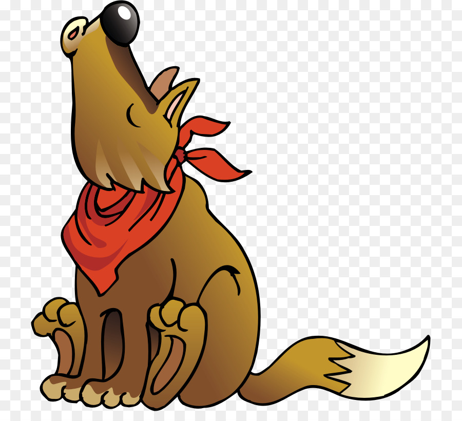 Wolf Cartoon clipart.