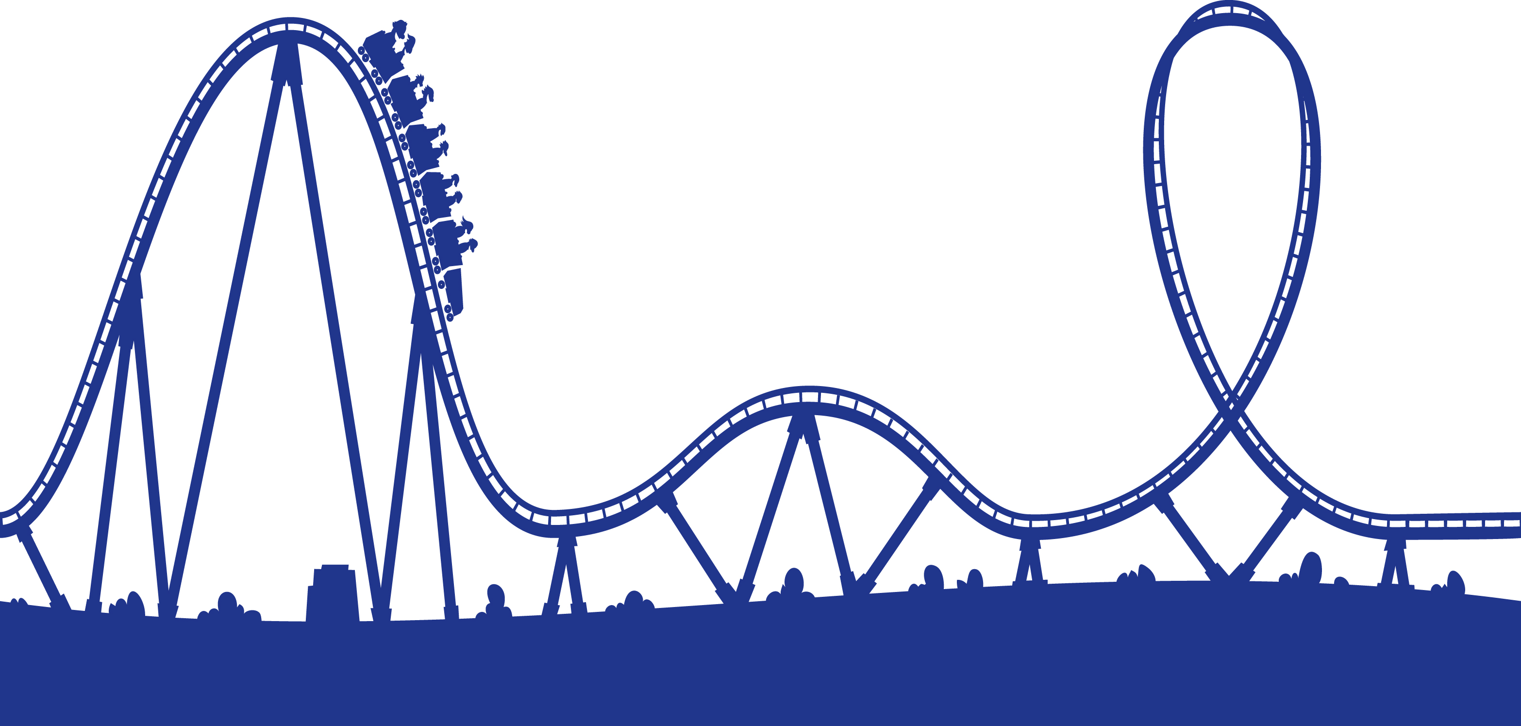 Roller Coaster Clipart.