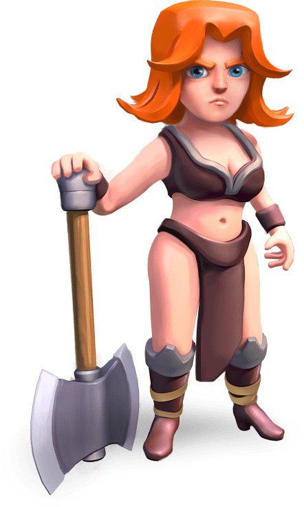 Clash Of Clans Valkyrie transparent PNG.