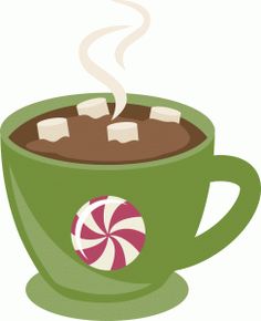 Hot Cocoa With Marshmallows Clipart.