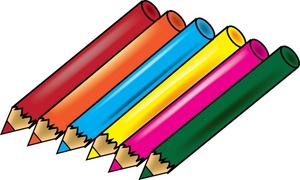 Colored Pencils Clipart.