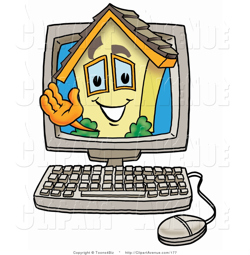 Cartoon Computer Clipart#2024605.