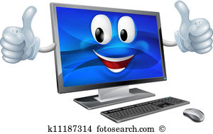 Cartoon computer Clipart Illustrations. 41,360 cartoon computer.