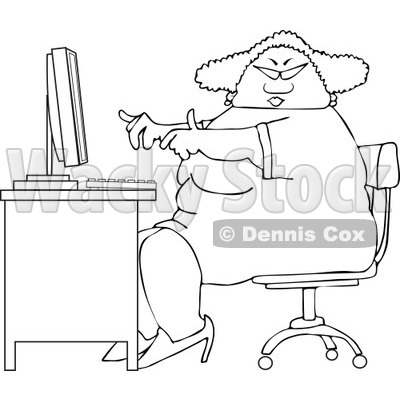 Personal Laptop Computer Clipart © Dennis Cox #4799.