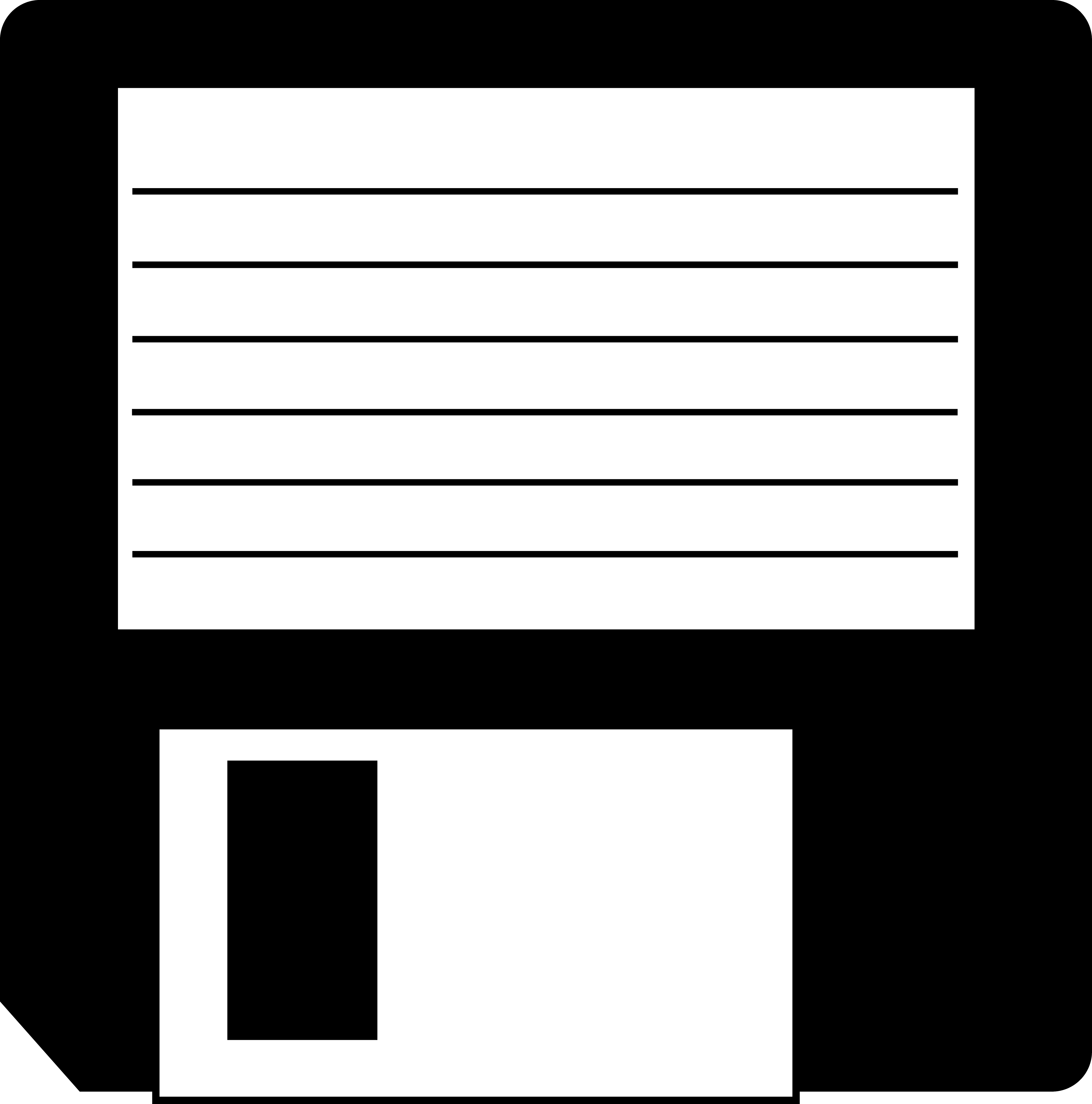 Floppy disk clip art.