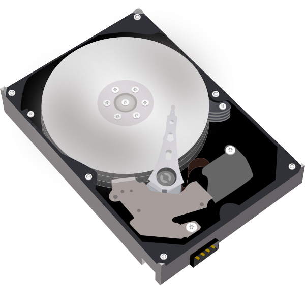 Clip Art Computer Hard Drive.