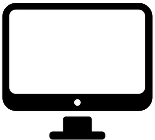 Computer monitor clipart transparent.