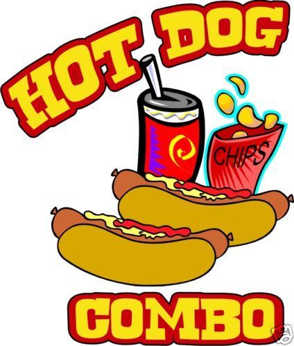 Details about Concession Hot Dogs Decal 7\