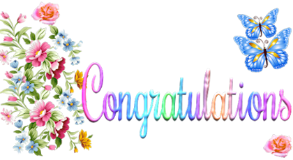 1168 Congratulations free clipart.