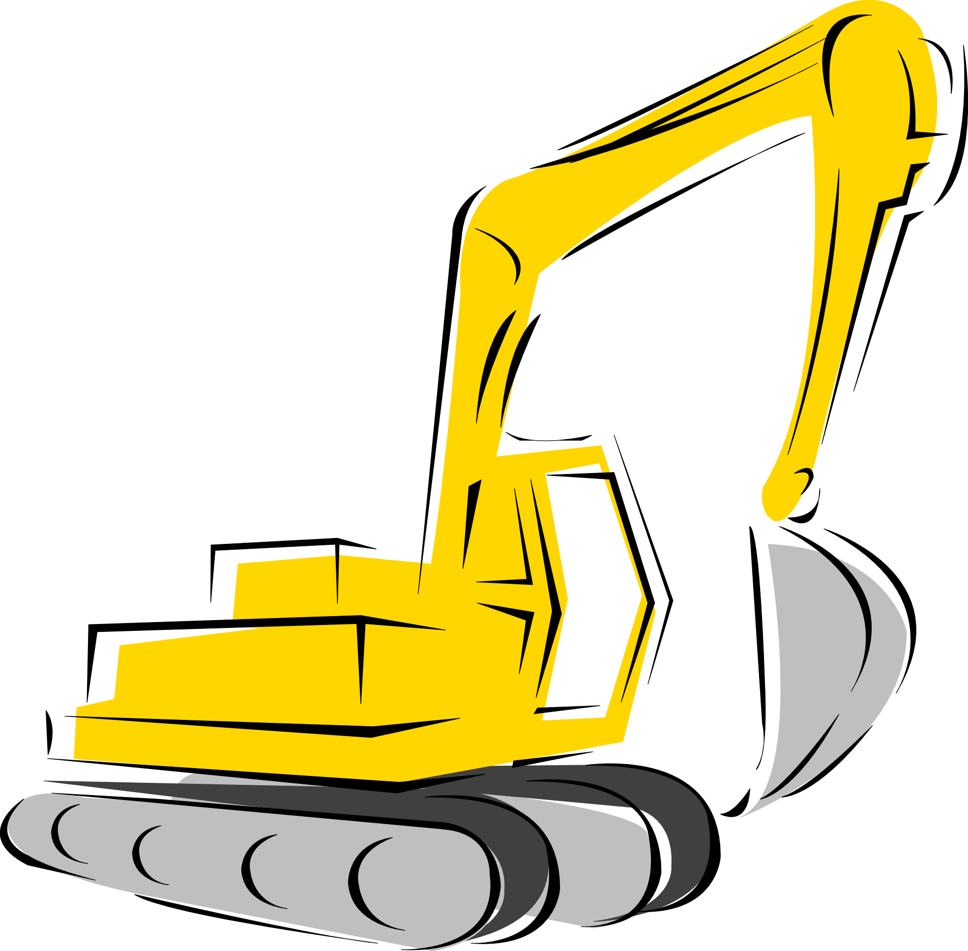 Construction equipment clipart.