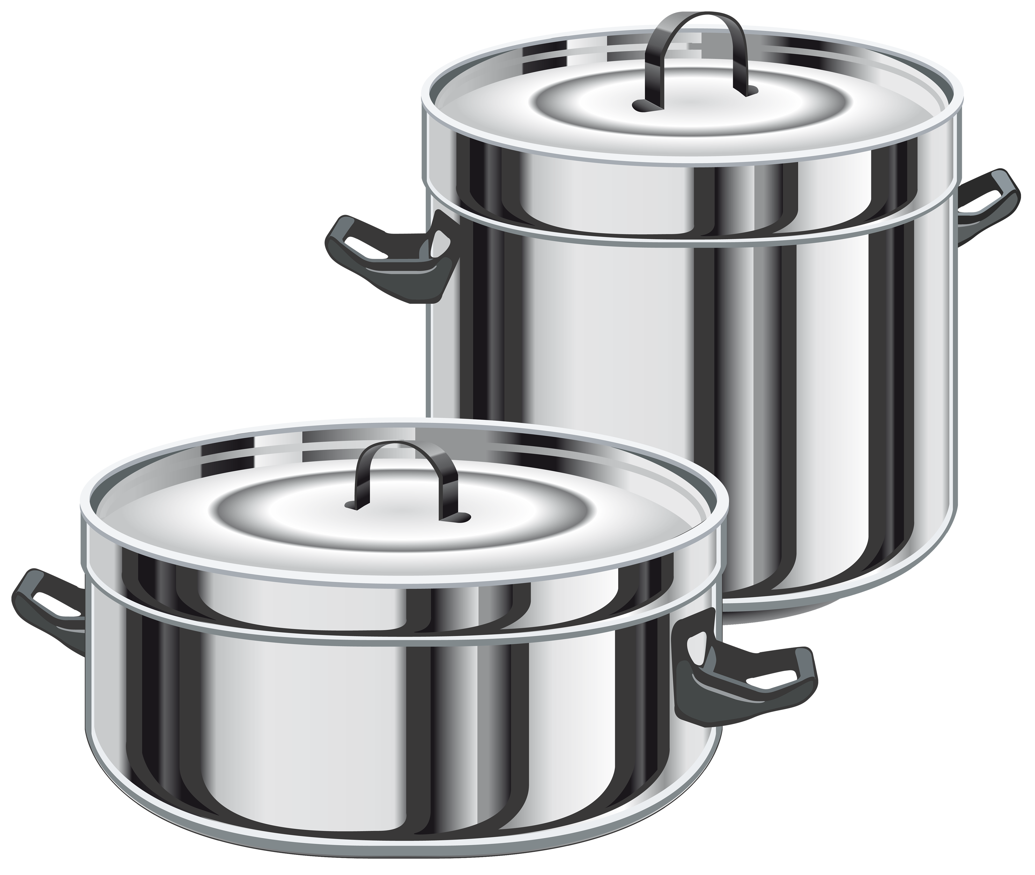 Cooking Pots PNG Clipart.