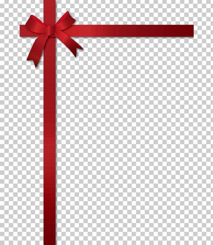 Ribbon Corner Frame. PNG, Clipart, Christmas Day, Color, Gift, Line.