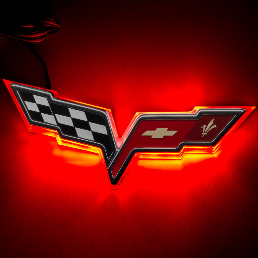 Chevy Corvette C6 Illuminated Emblem.