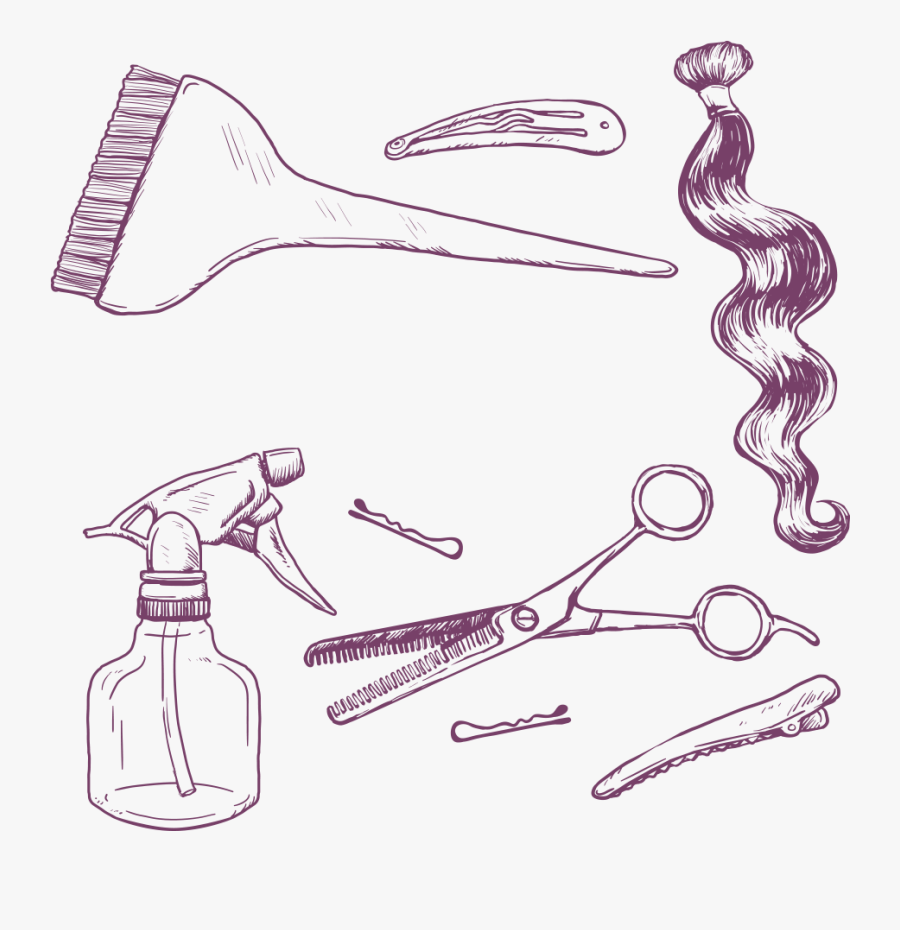 Clip Art Cosmetology Drawing.