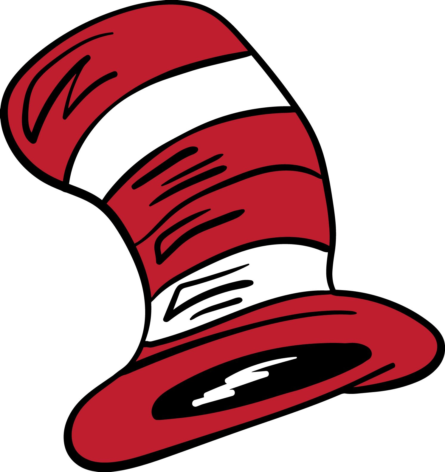 Cat In The Hat Clipart Svg.