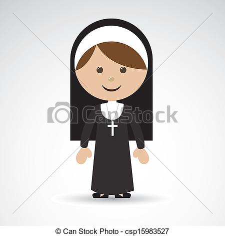 Catholic nun clipart 2 » Clipart Station.