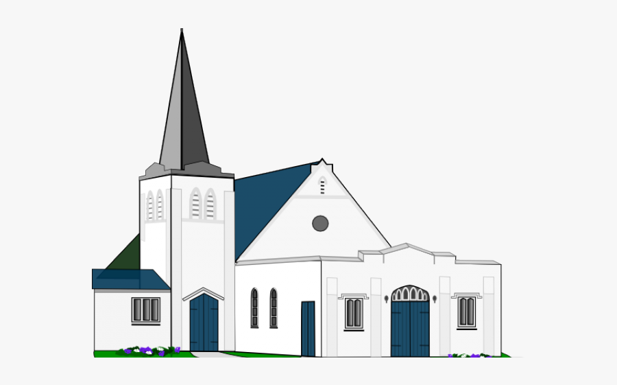 Catholic Drawing Church Building.