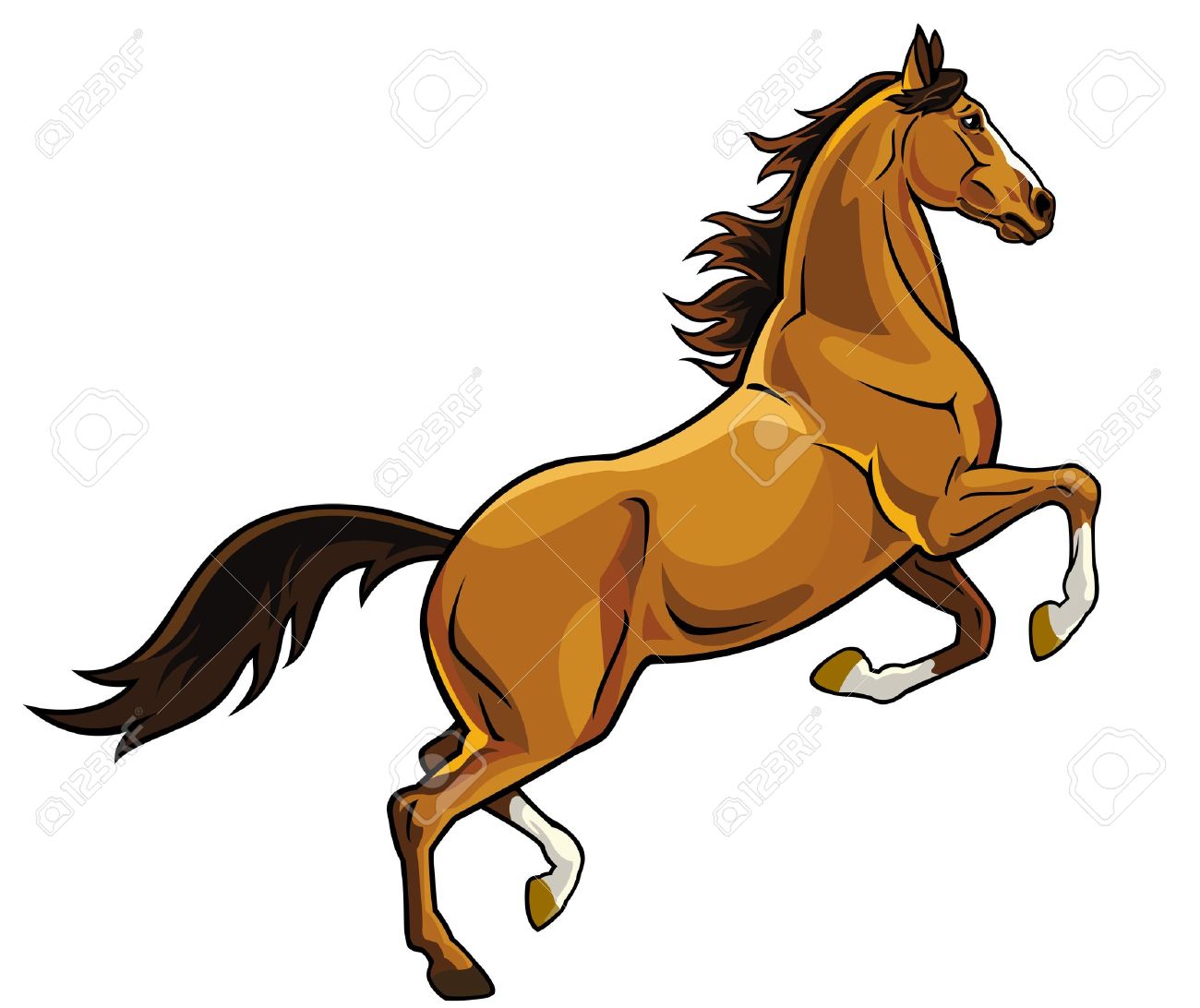 Stallion Clipart.