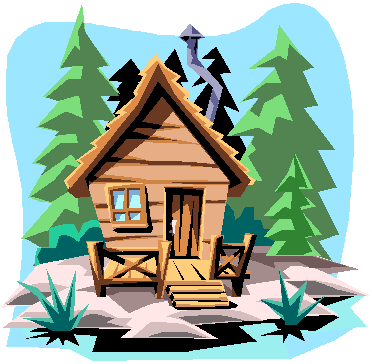 1104 Cabin free clipart.