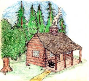 Cabins Clip Art.