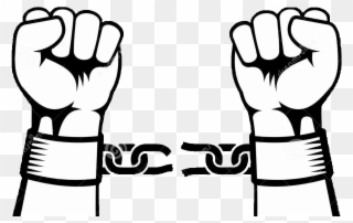 Download Hands Breaking A Chain Clipart Drawing Clip.