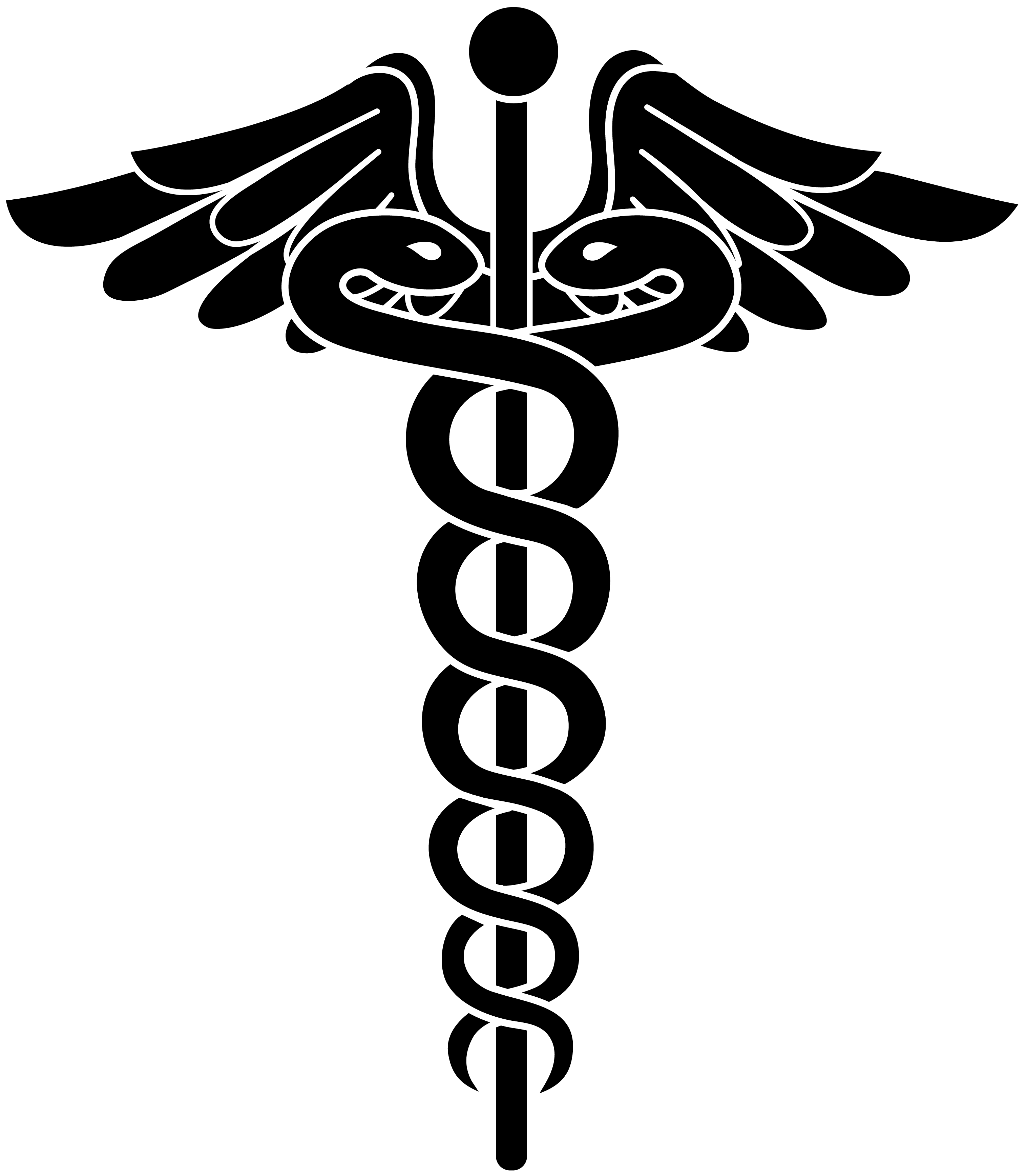 Clipart caduceus.