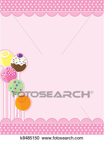 Cake Pops Clipart.