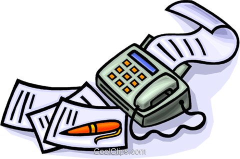 Fax machine clipart free.