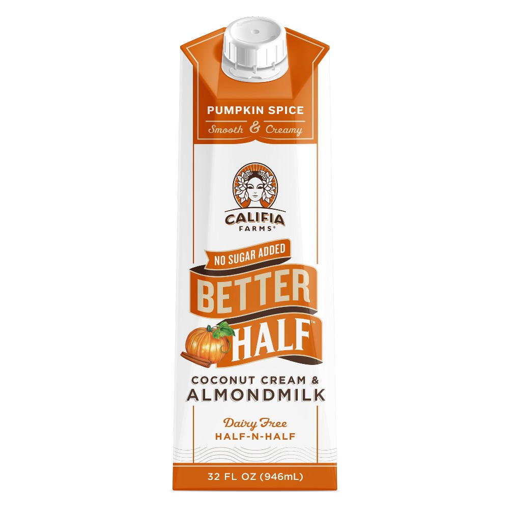 Califia Farms Pumpkin Spice Half.