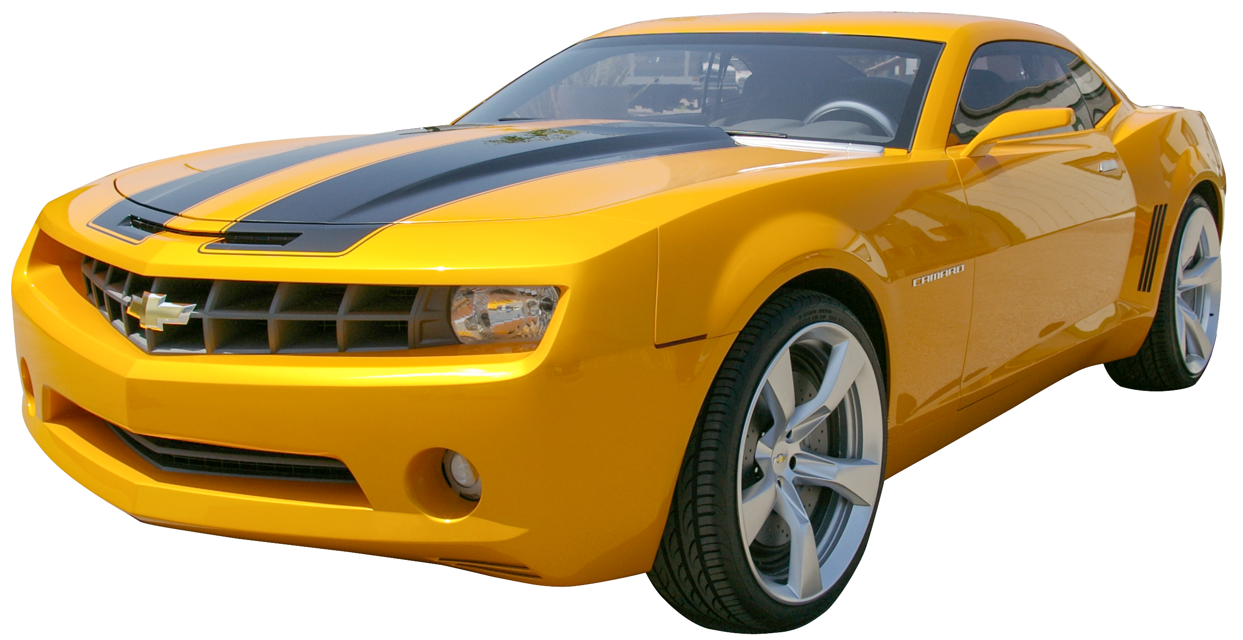 Yellow Camaro PNG Clip Art.