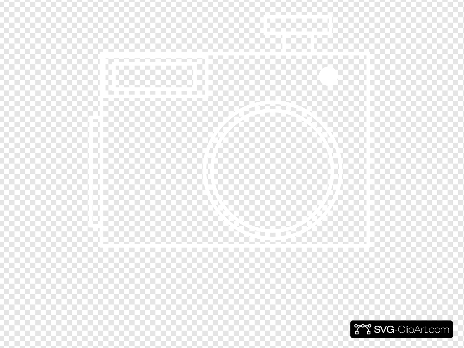 White Camera Clip art, Icon and SVG.