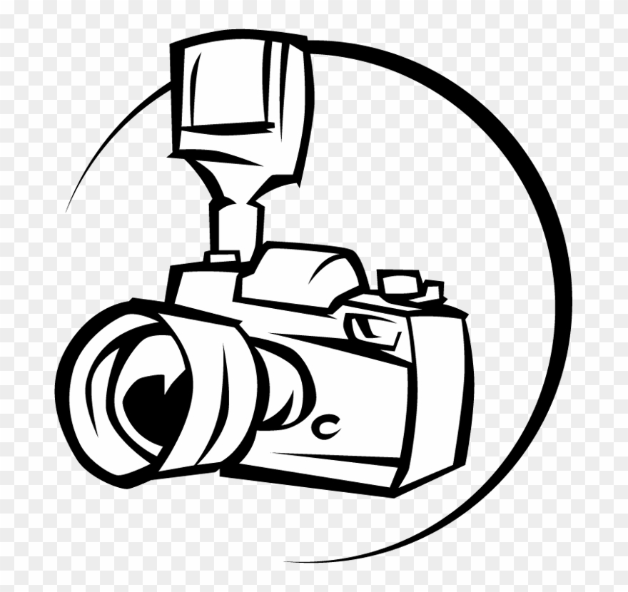 Camera Line Art.