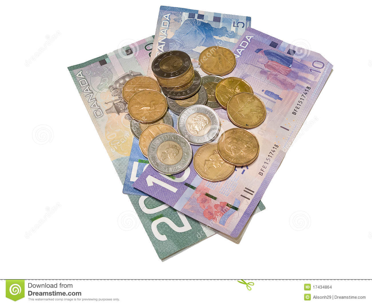 Canadian Currency Clipart & Free Clip Art Images #18561.