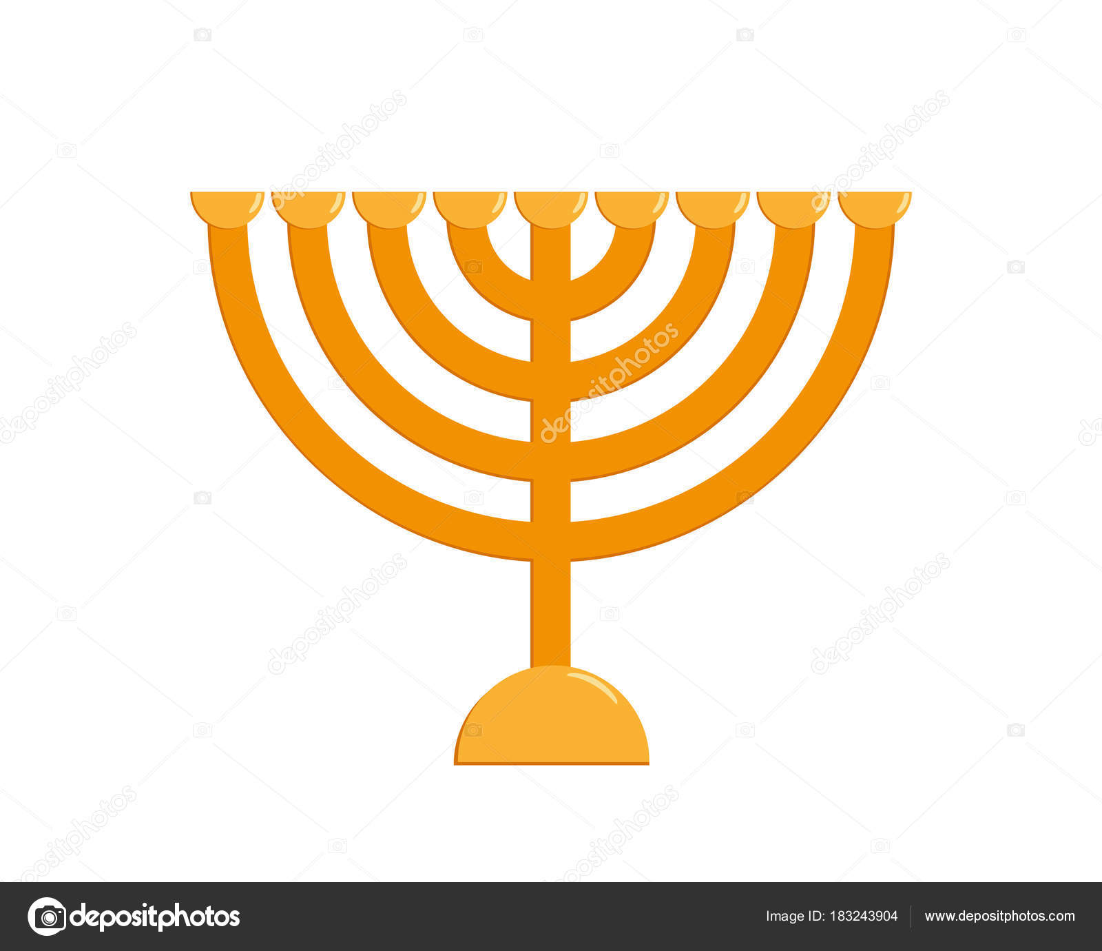 Vector: menorah png.