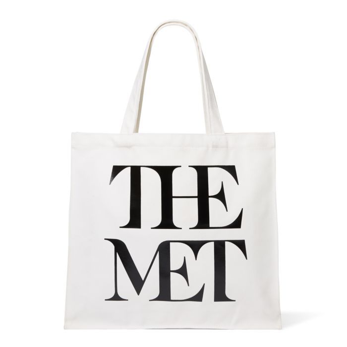 Met Logo Canvas Tote.