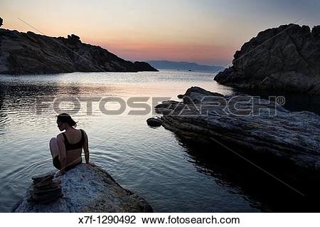 Stock Photo of Culler? cove Cap de Creus Natural Park Landscape.