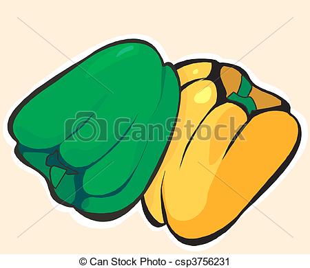 Clipart of capsicum.