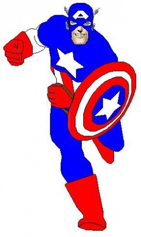 Captain America Clipart.