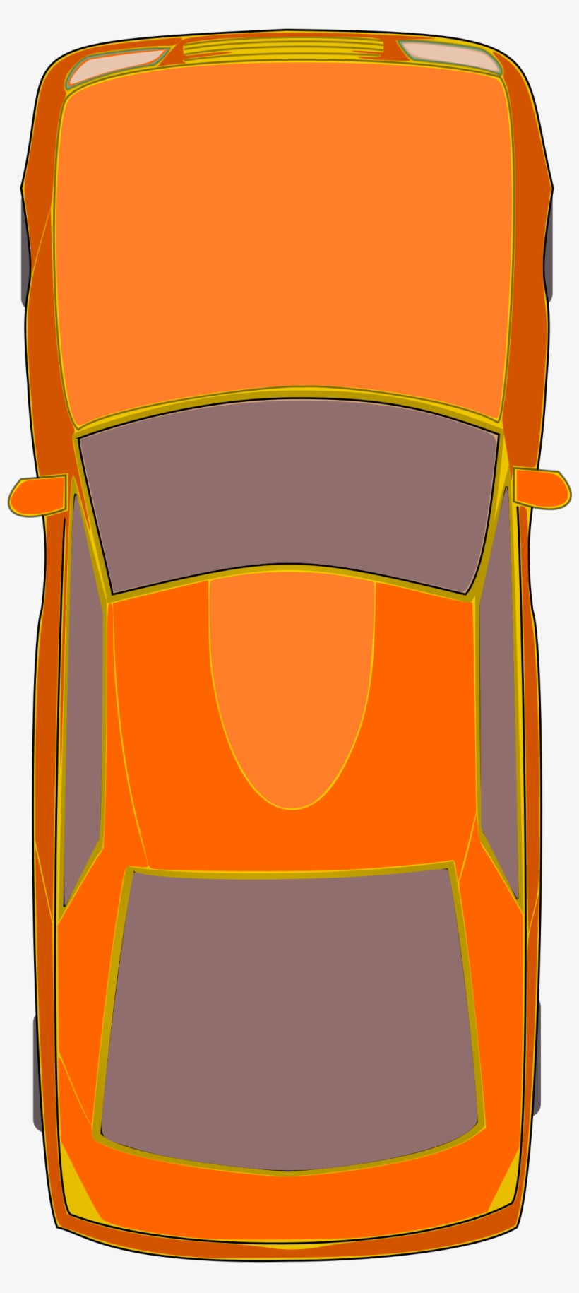 Clipart Orange Rental Car Key Icon Royalty Free Vector.