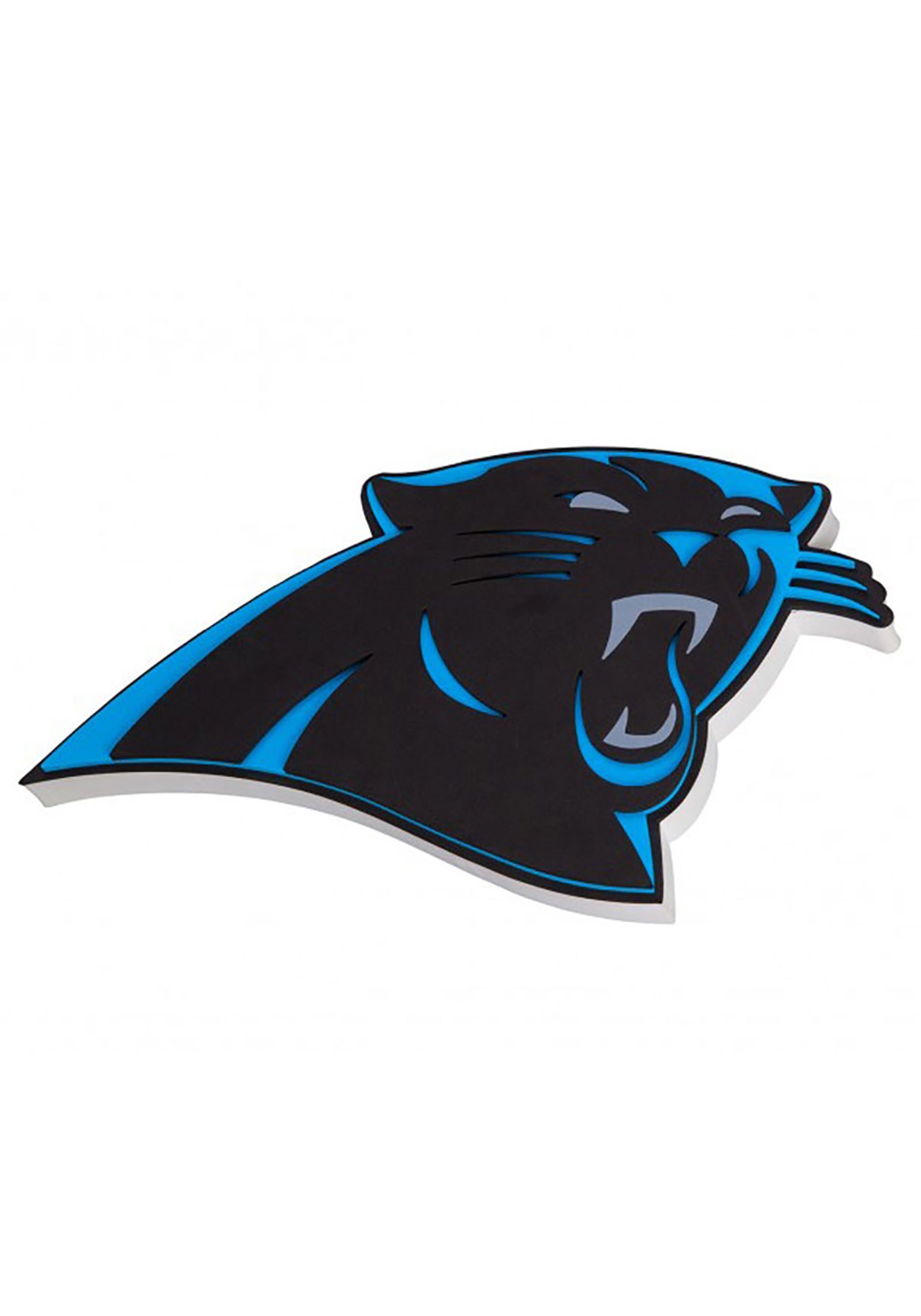 NFL Carolina Panthers Logo Foam Sign.