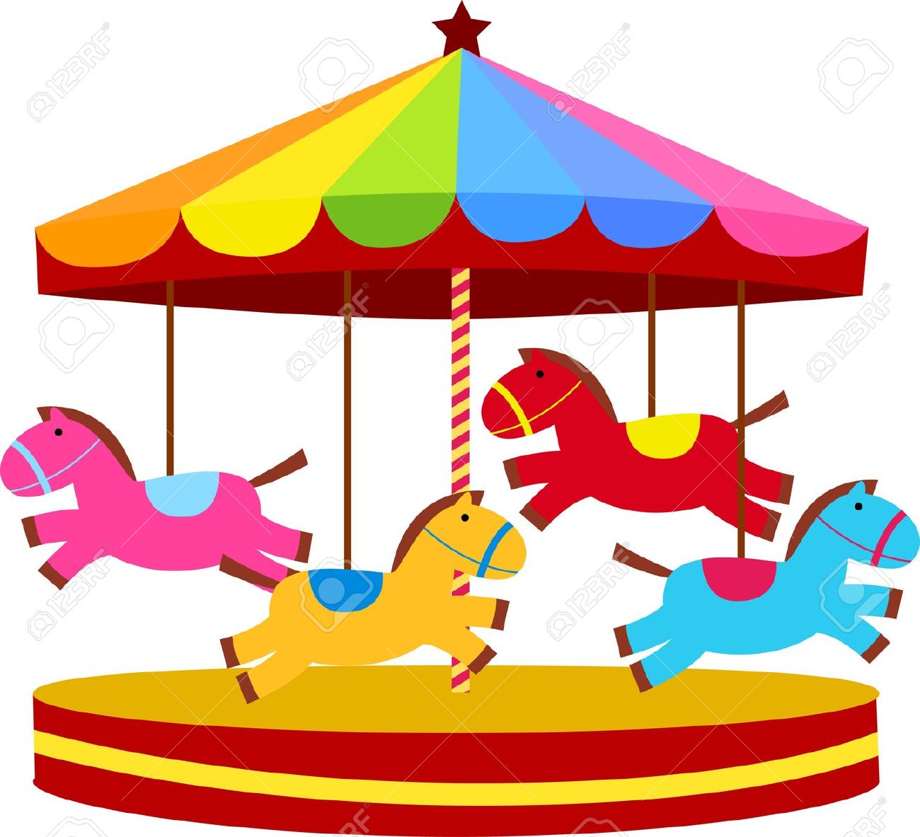 Carousel clip art.