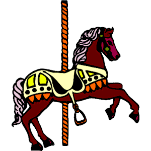 Carousel horse clipart free.