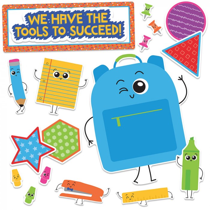 School Tools We Have the Tools to Succeed Bulletin Board Set by.